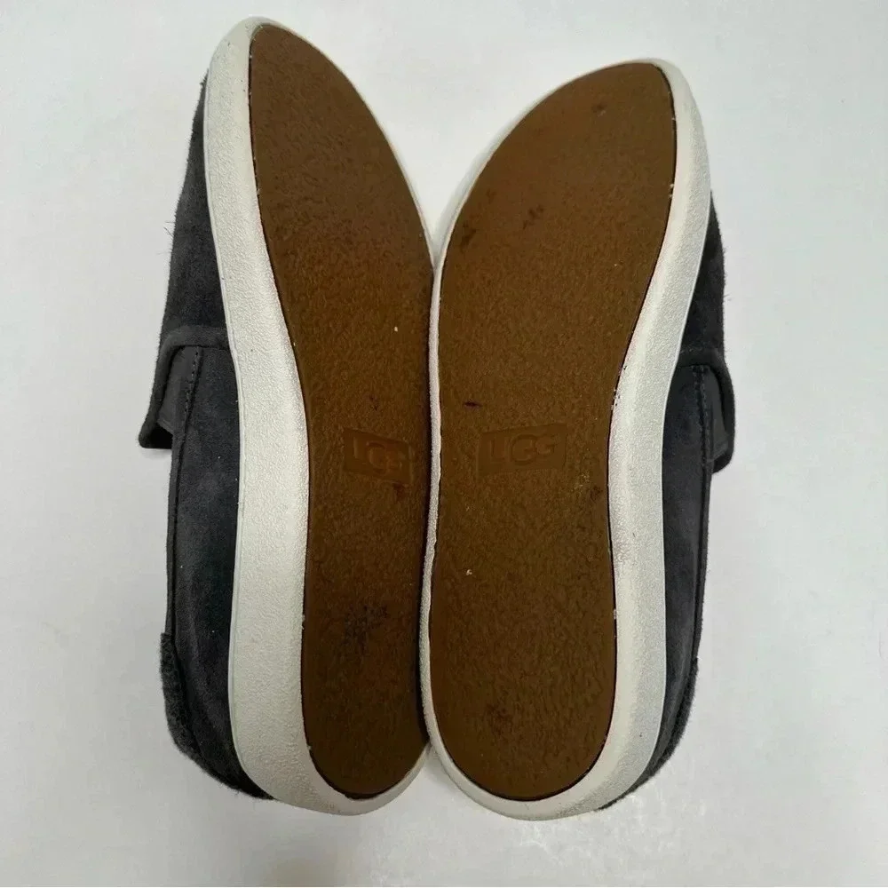 UGG Women's Gray Cas Suede Slip-On Sneakers Size 10